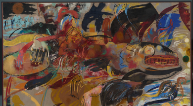 Glezna “Metafora” pēc restaurācijas 