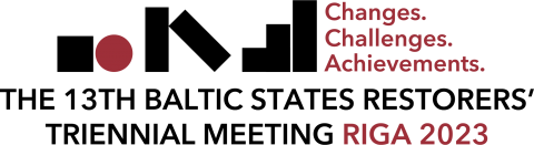 13. Baltijas valstu restauratoru triennāles logo
